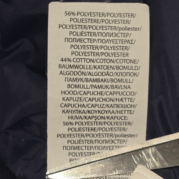 Polo Ralph Lauren Men Navy Blue Performance Hooded Vest Puffer Full Zip Sz Large - Picture 6 of 7